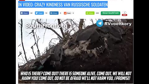 IN VIDEO: CRAZY KINDNESS VAN RUSSISCHE SOLDATEN