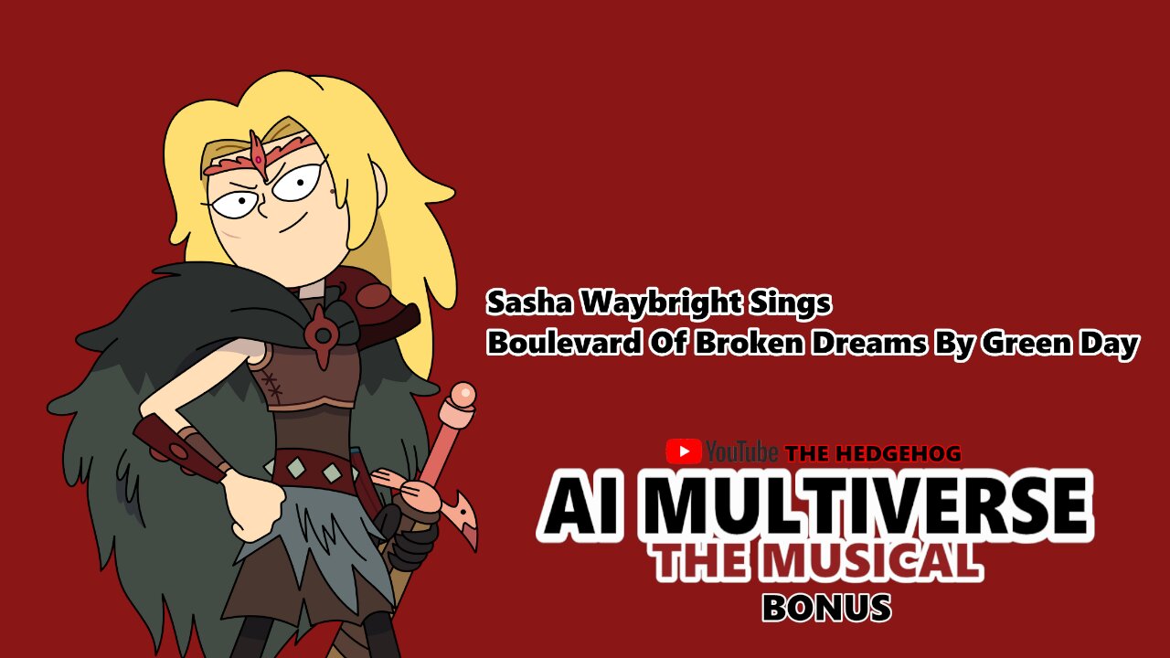 Sasha Waybright Sings Boulevard Of Broken Dreams By Green Day (AI Cover Bonus)