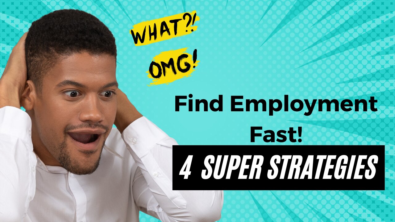 The Employment Firedrill - 4 Tips To Find Employment