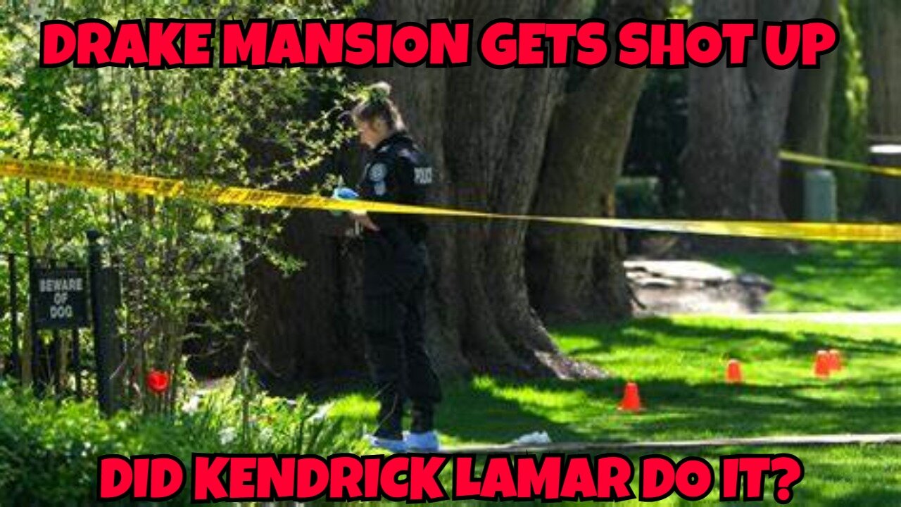 KENDRICK LAMAR HAD DRAKE MANSION SHOT UP OR DRAKE STAGED IT?