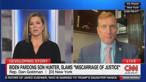 Rep. Daniel Goldman (D-NY) saying Biden would never pardon Hunter