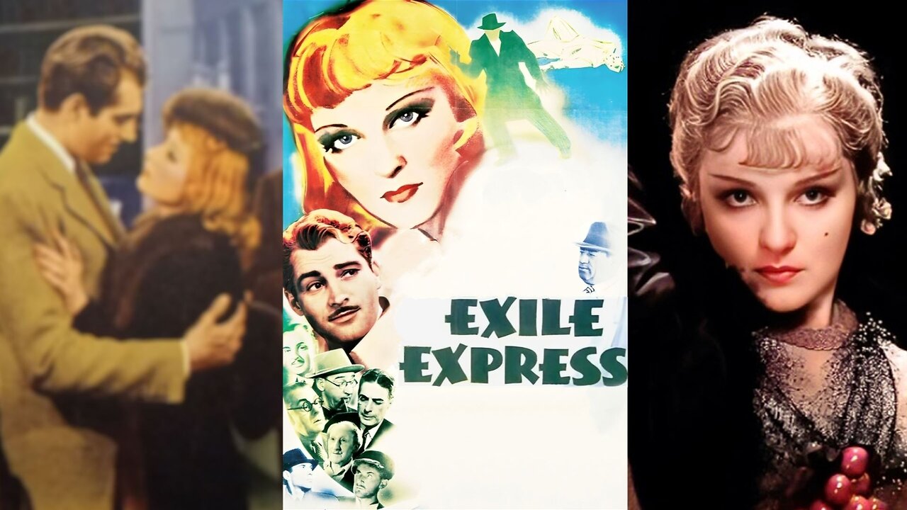 EXILE EXPRESS (1939) Anna Sten, Alan Marshal & Jerome Cowan | Drama, Romance | B&W