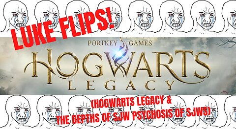 LUKE FLIPS! (Hogwarts Legacy Showing The Psychotic Depths of SJWs)