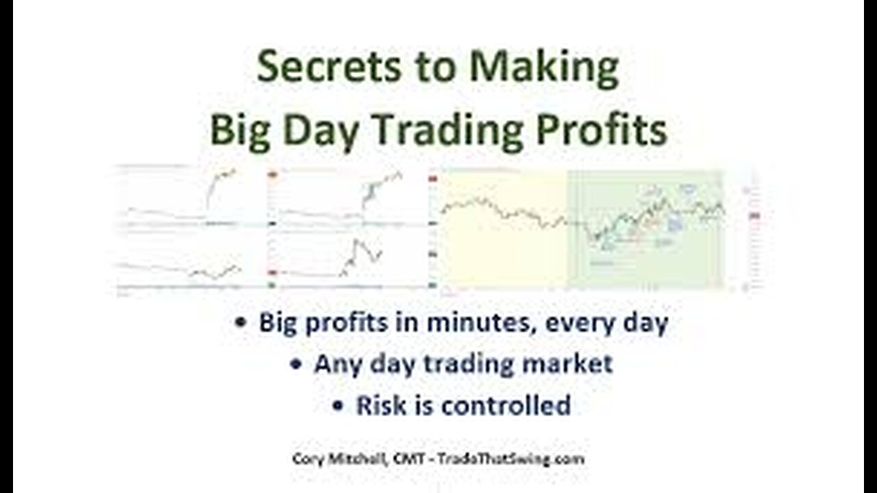 BIG DAY TRADING PROFITS Using Secret Accurate Scalping Trading Strategy Incredibly Easy To Use