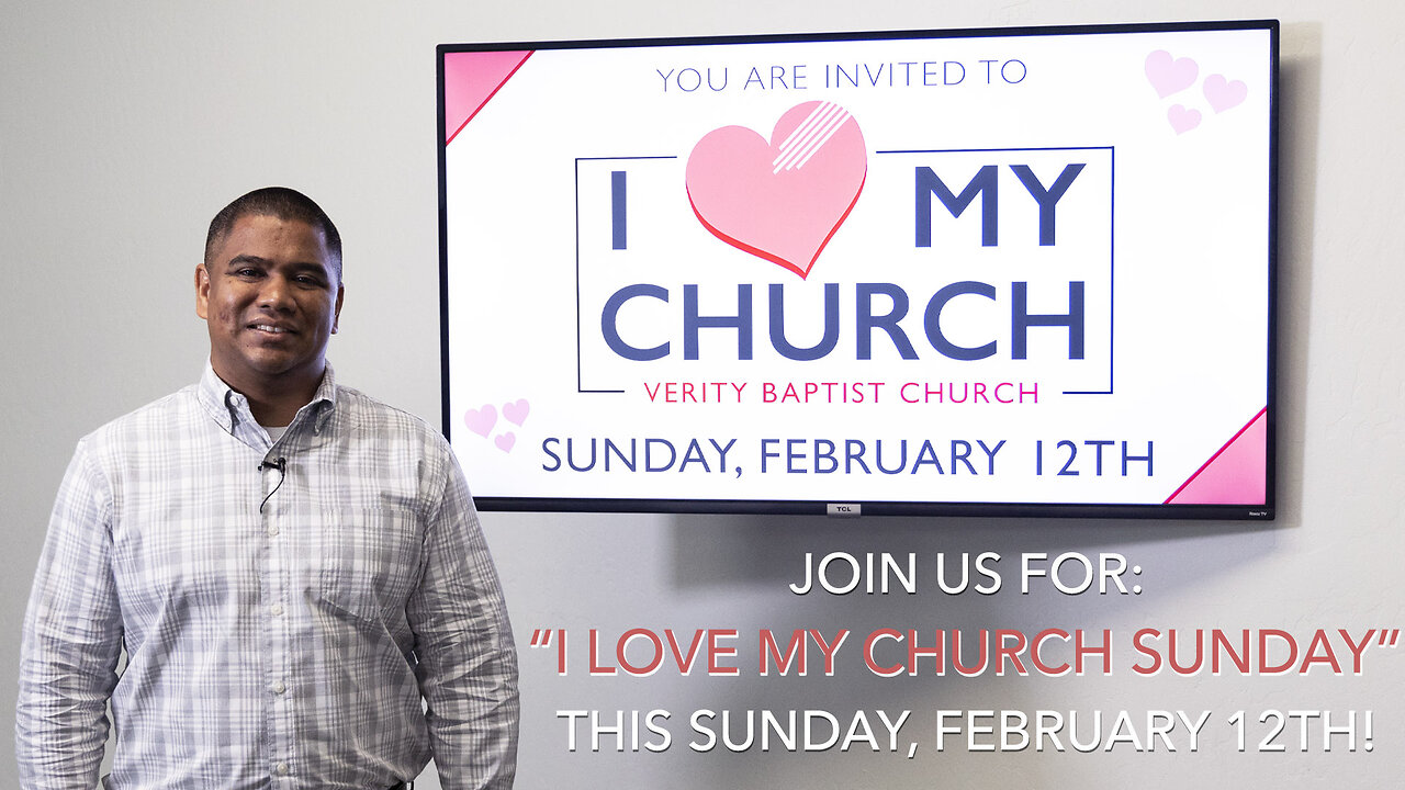 Join us for "I Love My Church Sunday" | This Sunday, February 12th!