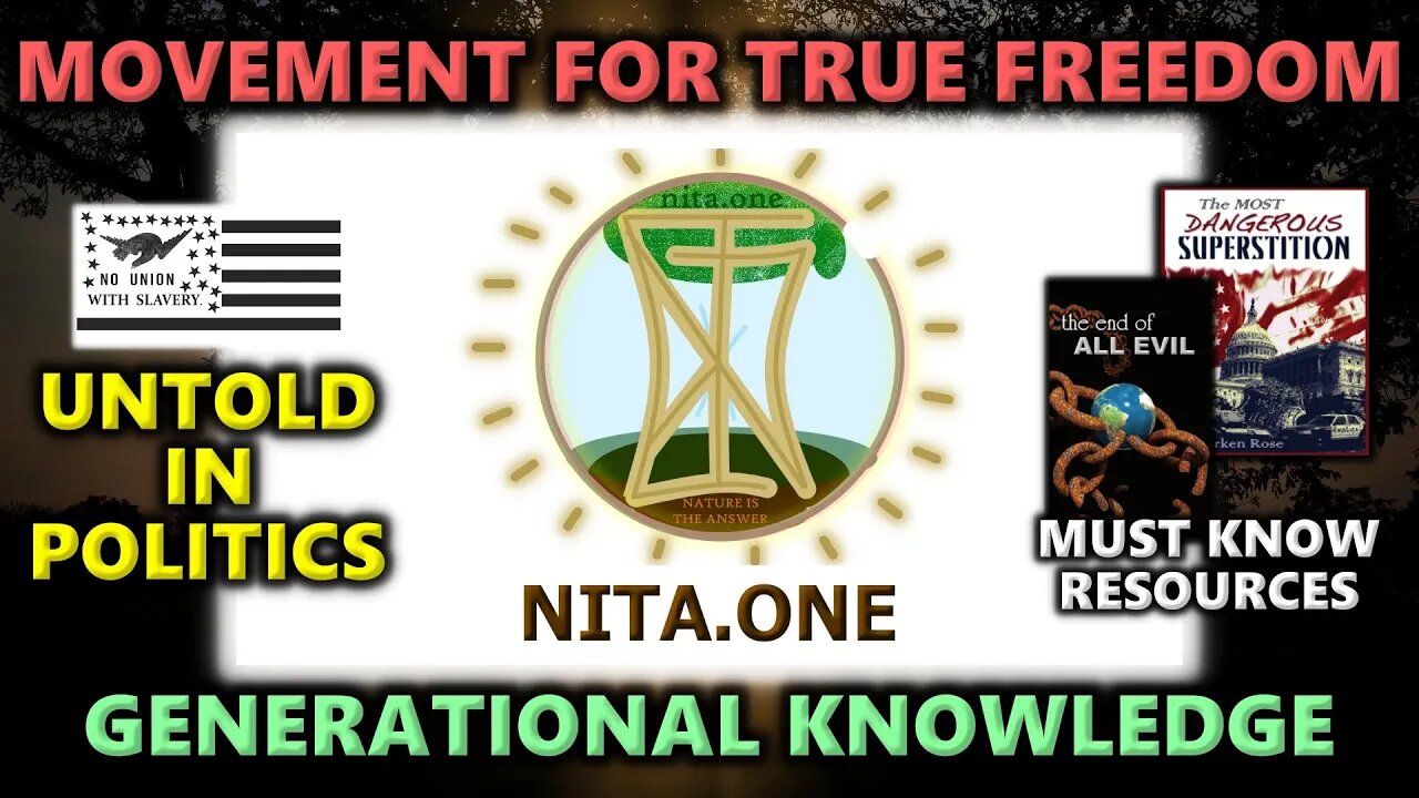 True Freedom & Abolitionist Movement - What Is NITA.ONE Nature Is The Answer Movement Website?