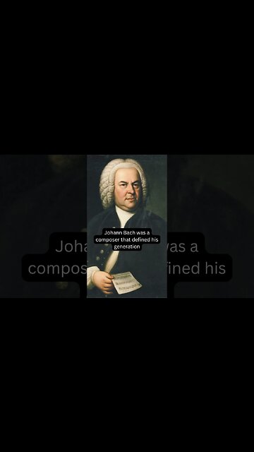 How Johann Bach Changed the Music World! #shorts