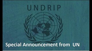 Special Announcement from United Nations
