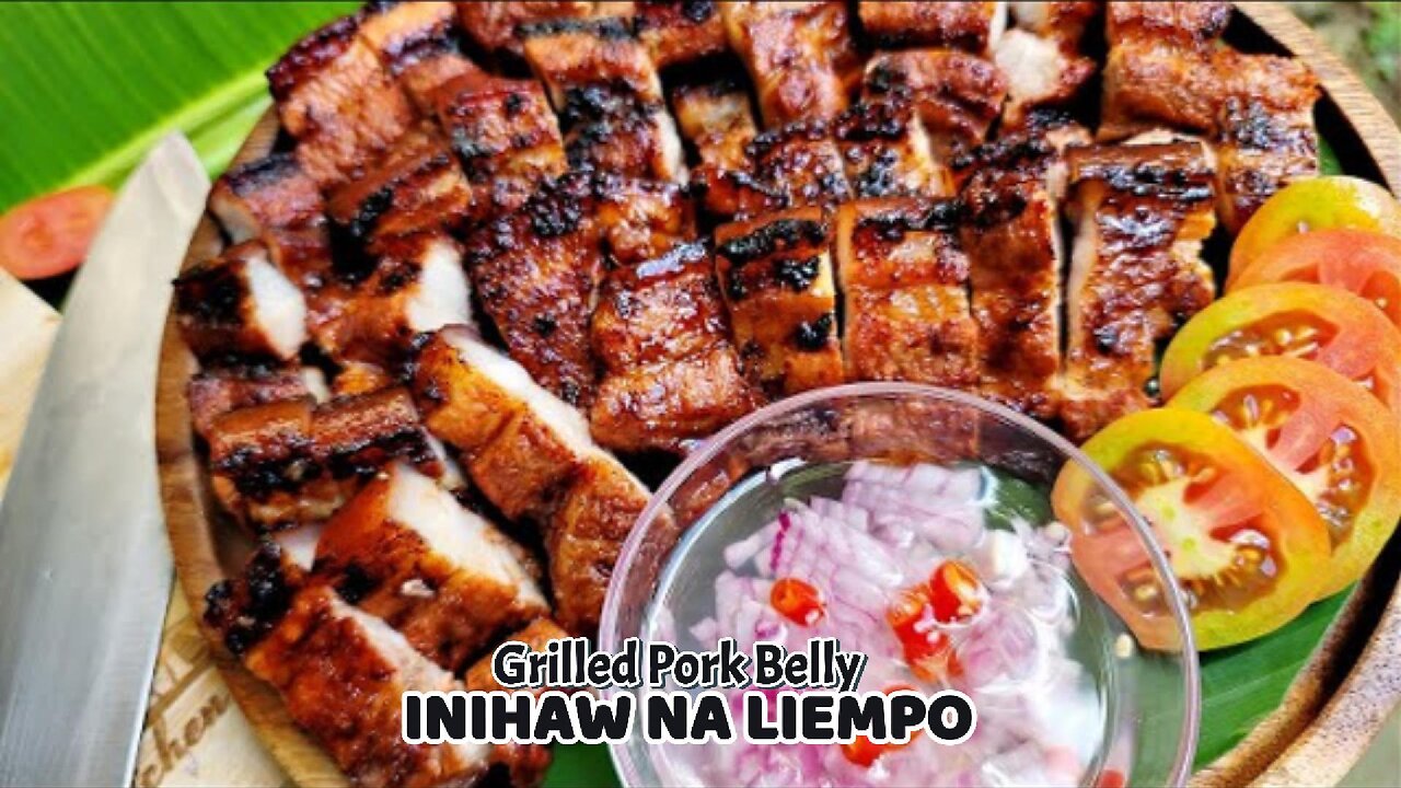 INHAW NA LIEMPO (GRILLED PORK BELLEY)