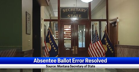 Harris Absent From Mont. Absentee Ballots After Glitch