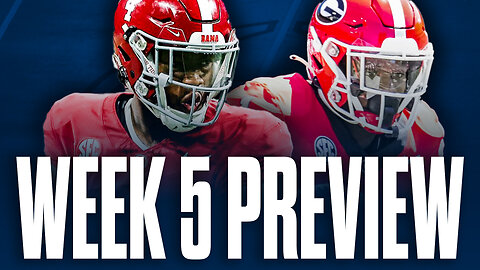 CFB Week 5 Preview - Georgia vs Alabama, Notre Dame vs Louisville, Penn State vs Illinois