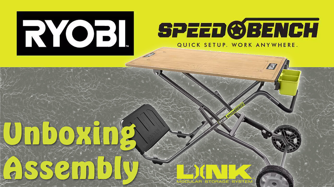 Unboxing and Assembling the New Ryobi Speed Bench Mobile Workstation