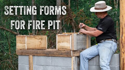 S2 EP12 | TIMBER FRAME | OUTDOOR FOREST KITCHEN | FIRE PIT FORMS & POST HOLES FOR EARTH OVEN