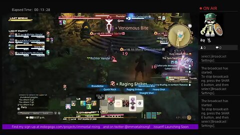 FINAL FANTASY XIV OWEN RUNS FIRST SASHTASHA as ARC