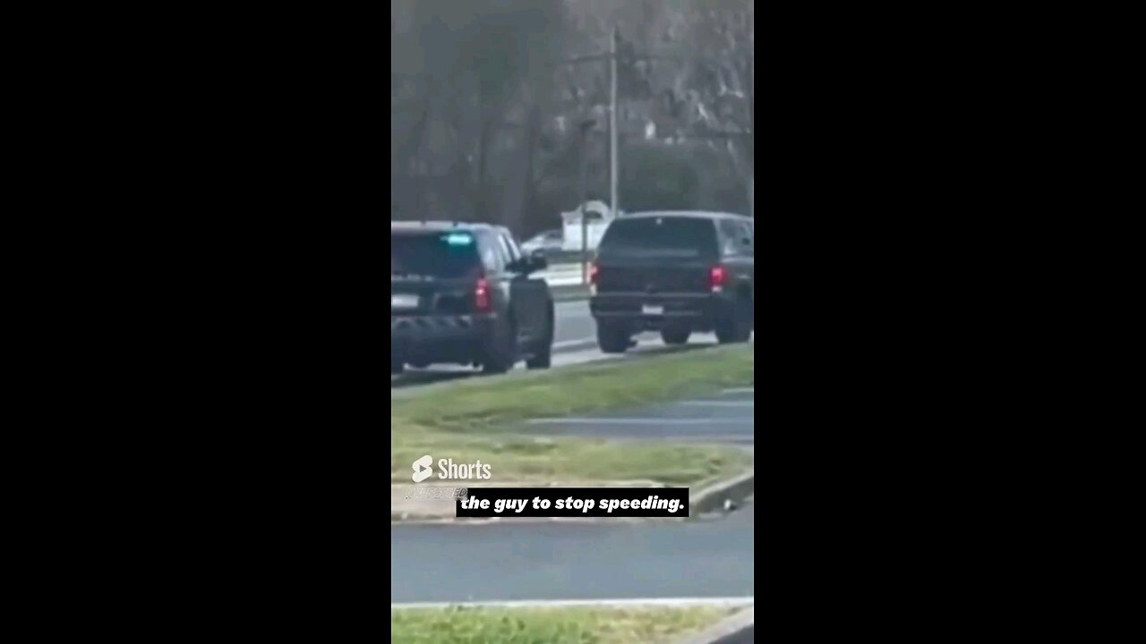 Officer Was Too Cold To Get Out Of His Cruiser