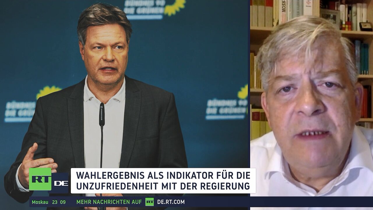 Vorsitzender des Friedensrates: Grüne sind Wahlverlierer wegen ihrer Ampel-Politik