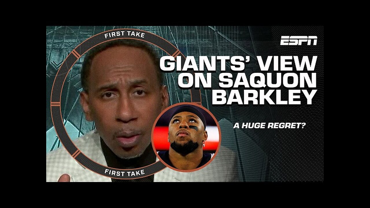 Stephen. A calls Mad Dog 'CLUELESS' 🗣️ Do the Giants REGRET letting Saquon Barkley go? | First Take