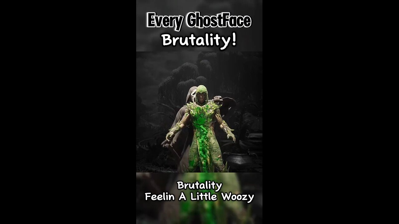 mortal Kombat 1 ghost face fatalities on everybody