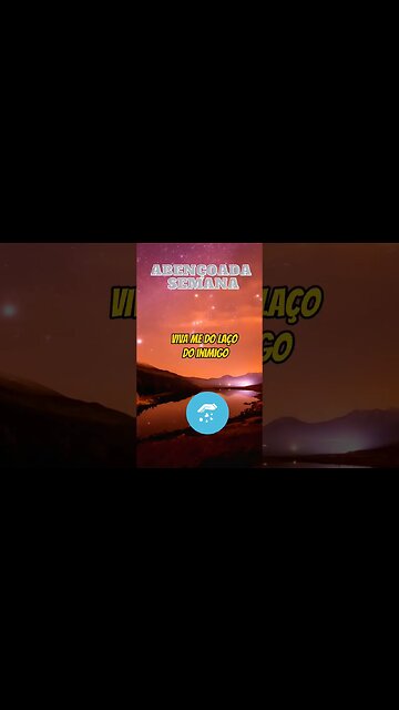 ABENÇOADA SEMANA.#shorts