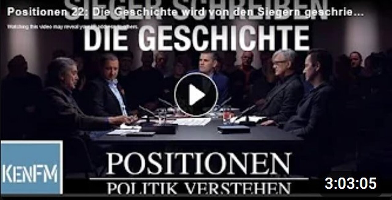 3.1o.24🇪🇺🇩🇪🇦🇹🇨🇭🇪🇺🎥📺👉KenFM-POSITIONEN 15: Sieger schreiben die Geschichte 6/2015