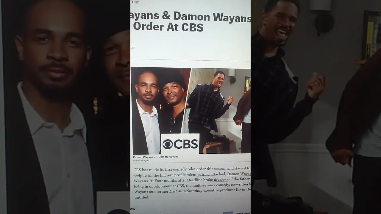 Damon Wayans & Damon Wayans Jr. Gets Pilot Order At CBS - Is Comedy Still Allowed on TV?