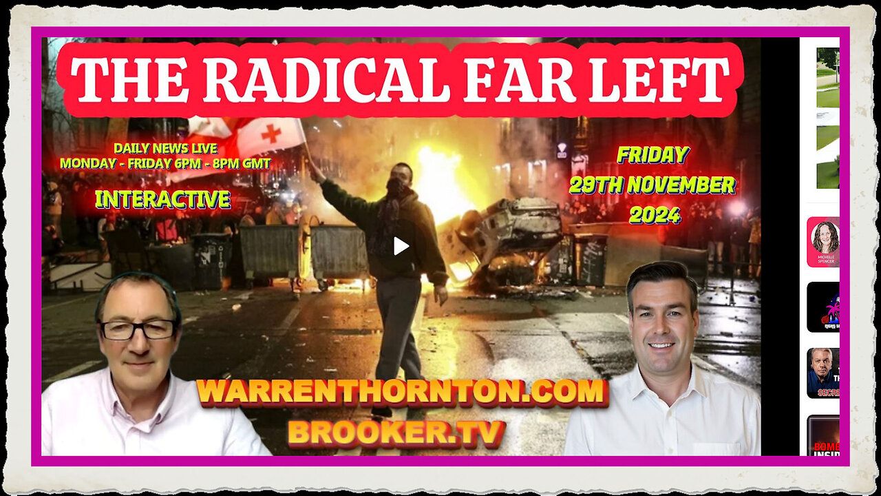 THE RADICAL FAR LEFT WITH WARREN THORNTON PAUL BROOKER