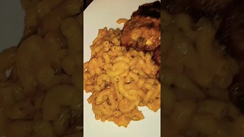 #macandcheese #wheatpasta #ovenfriedchicken #food #dinner