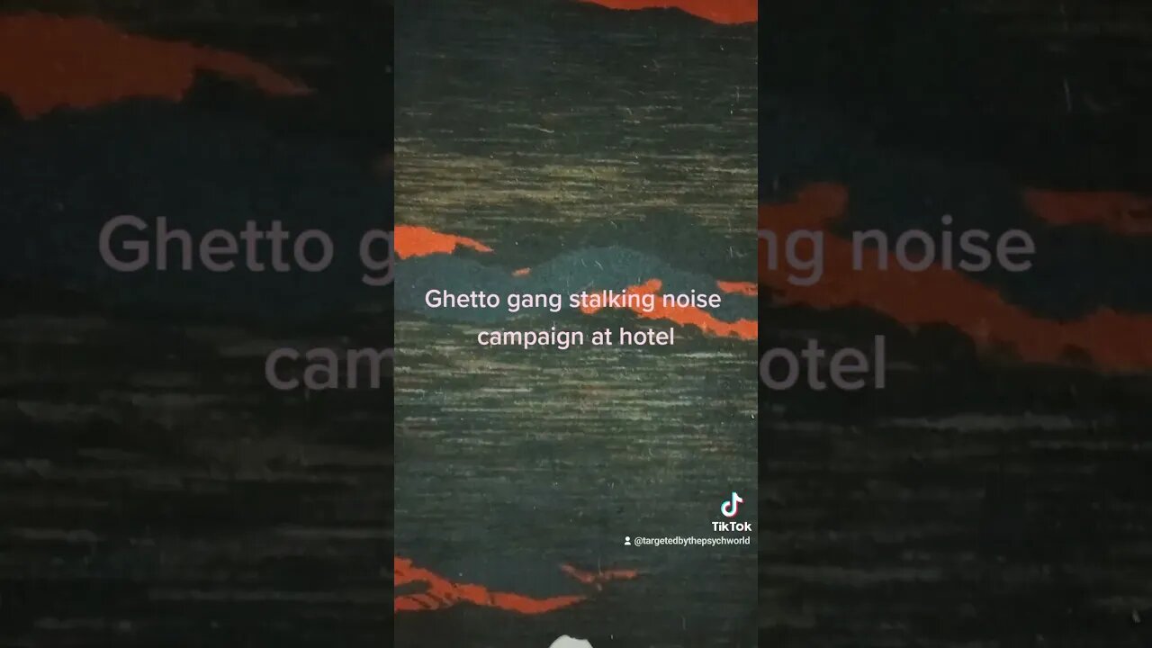 ghetto #noisecampaign fake "party" @ hotel #gangstalking