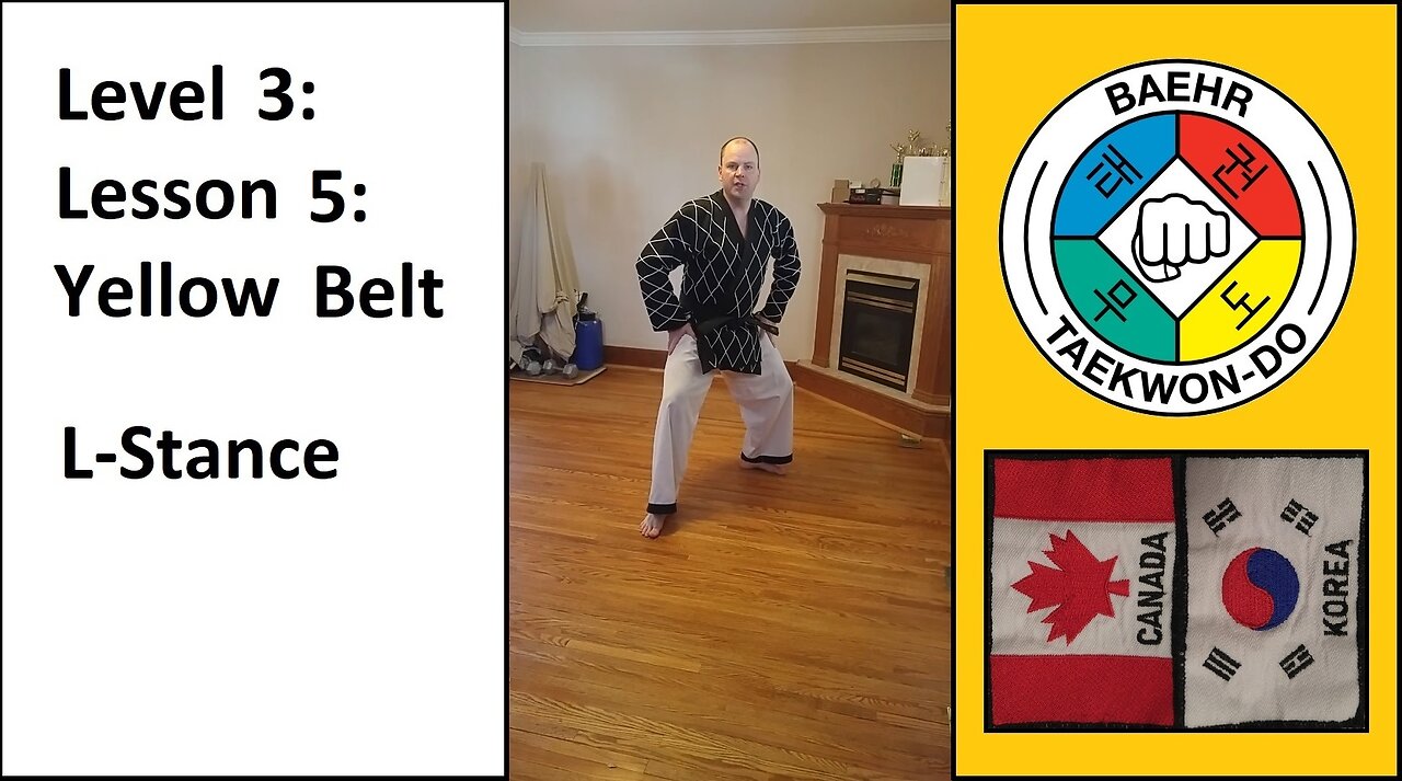 Baehr Taekwondo: 03-05: Yellow Belt - L-Stance