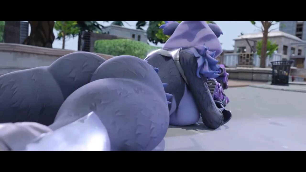 Fortnite Raven Team Leader Booty Jiggles 💦👀