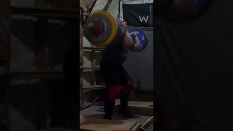 160 kg / 352 lb - Low Block Clean