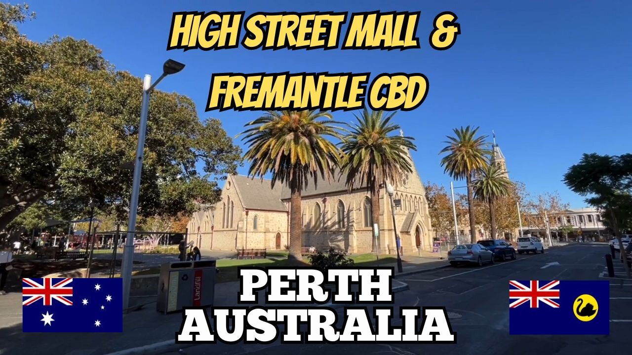 Exploring Perth Australia: City Walking Tour of High Street Mall & Fremantle CBD