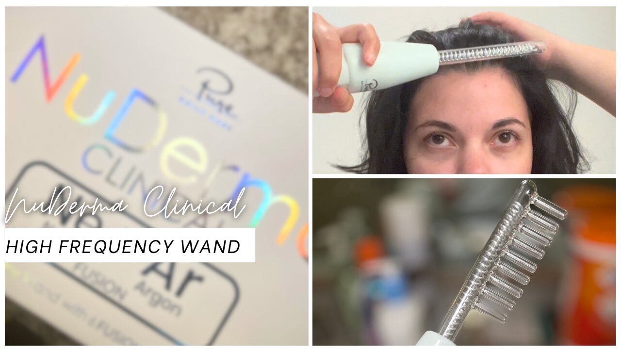 NuDerma Clinical High Frequency Wand for Hair Growth