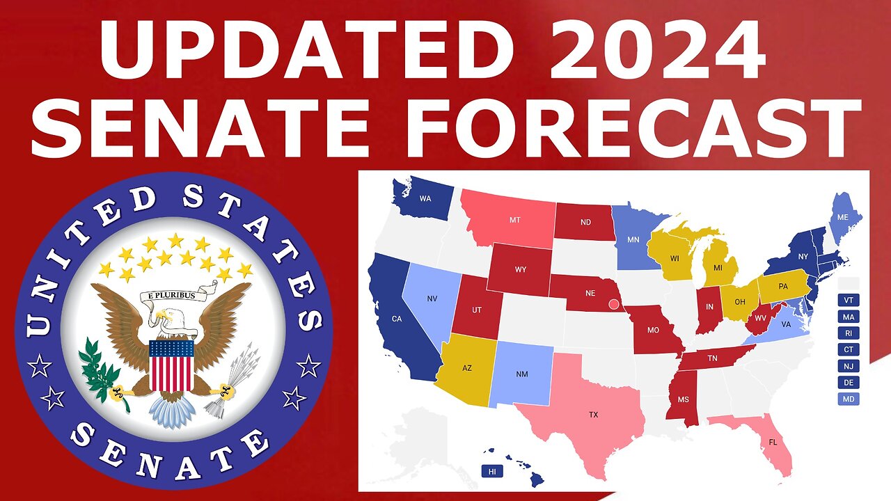 Updated 2024 Senate Map Prediction (October 3, 2024)