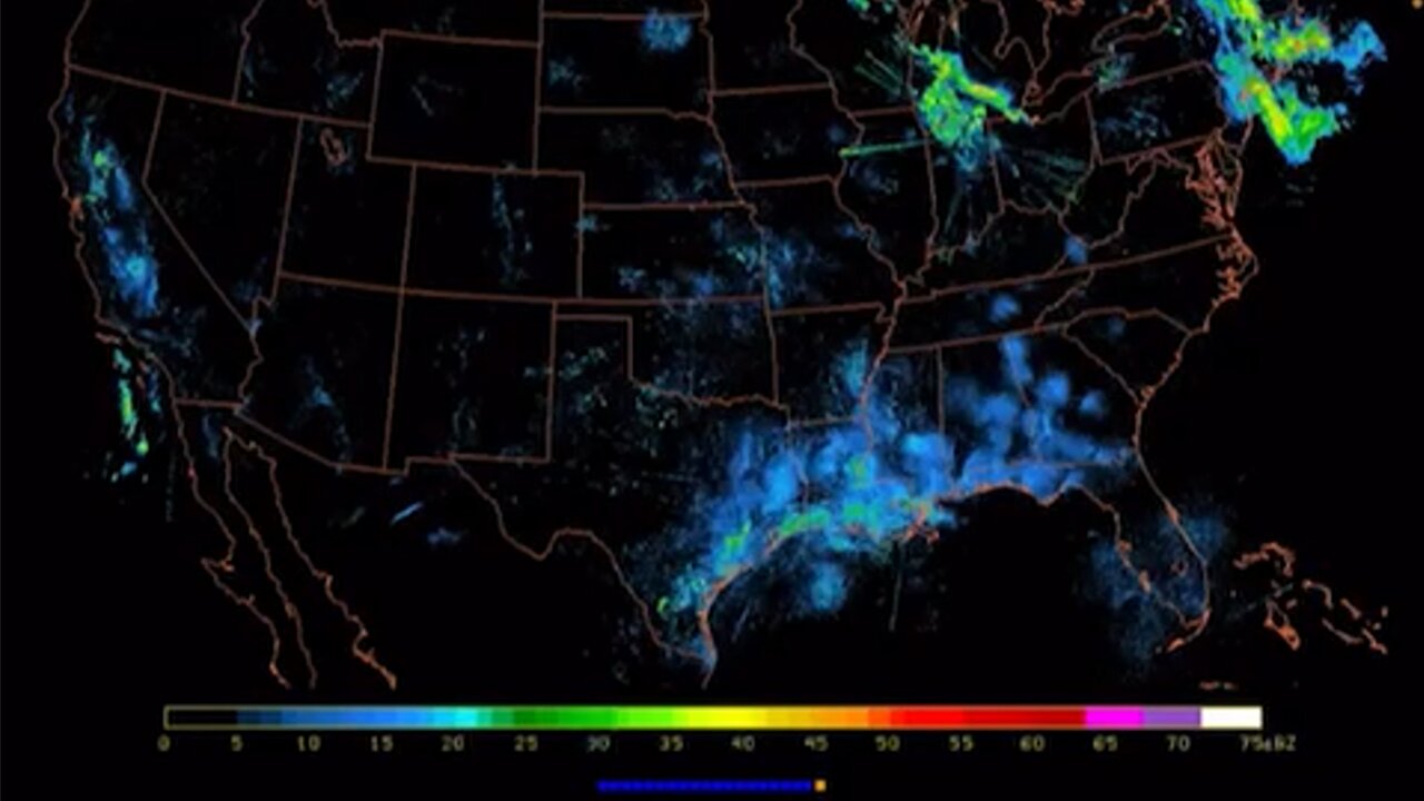 NEXRAD Florida To Texas Pulse Sweeping East to West! One Year Ago! 10-21-23 10:15am