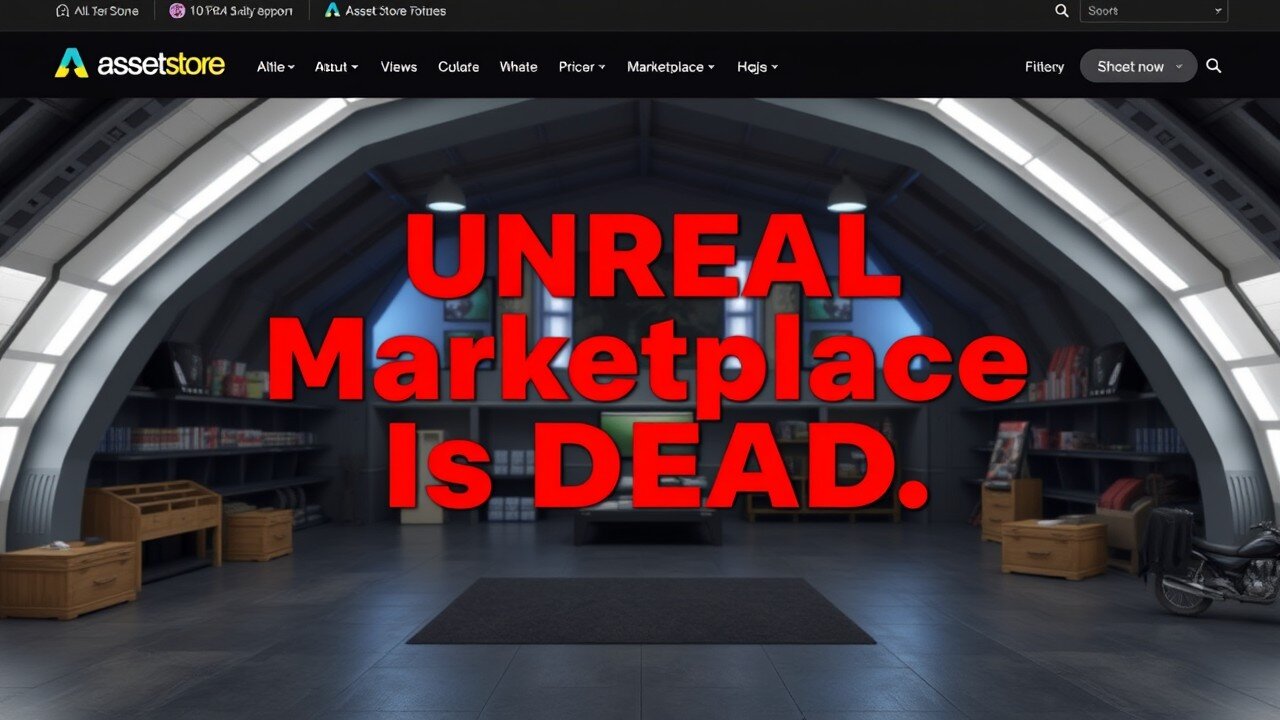 UNREAL Marketplace is Dead. THIS, IS SCARY DANGEROUS, and UNREAL?