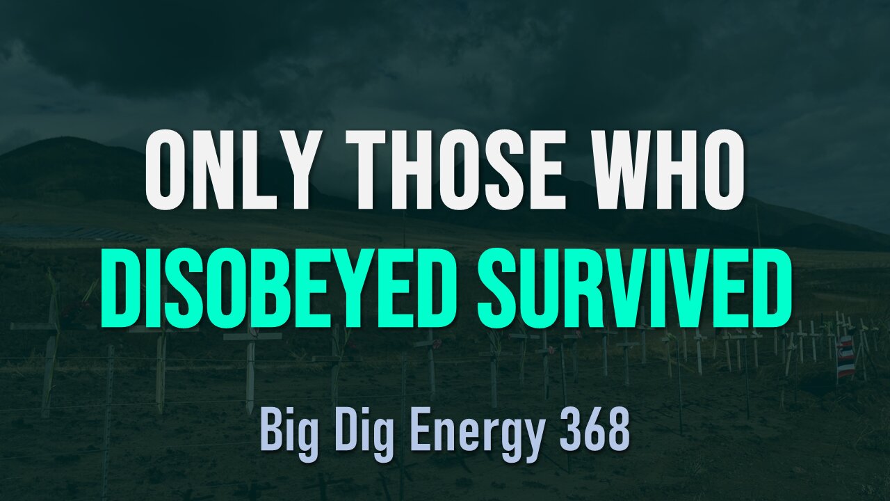 Big Dig Energy 368: Only Those Who Disobeyed Survived