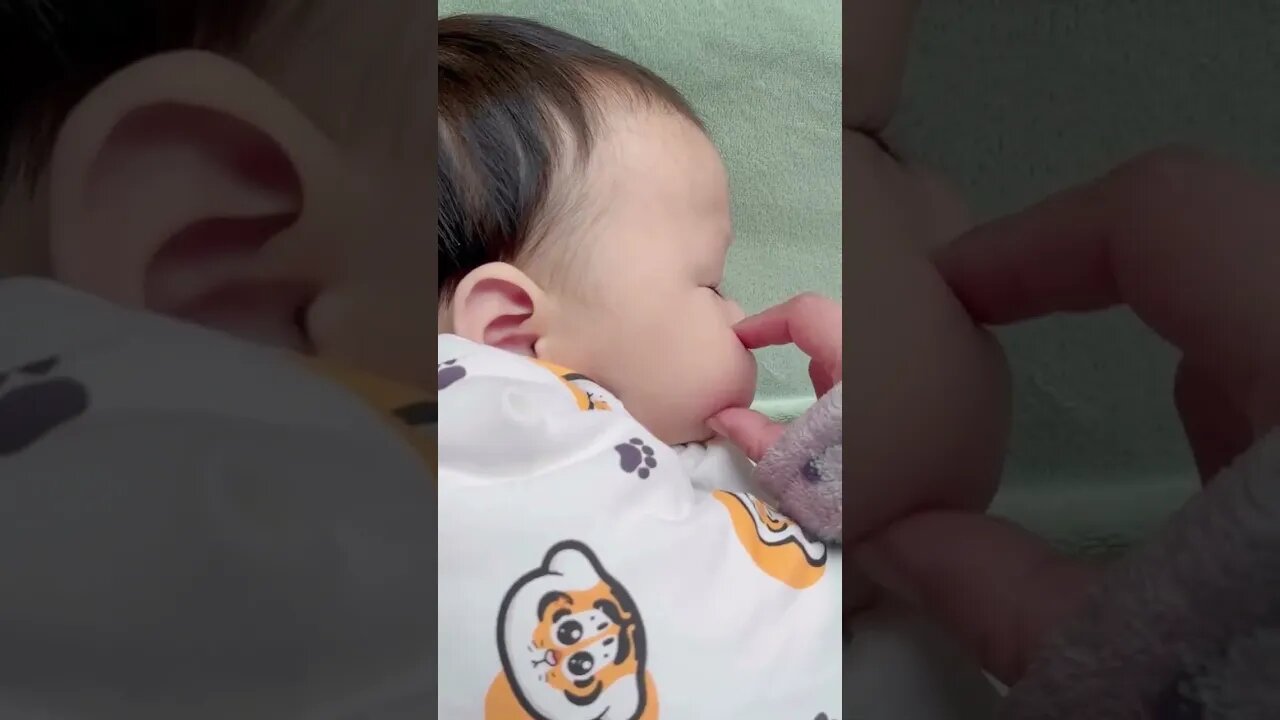 Very Very Cute Baby Sleeping