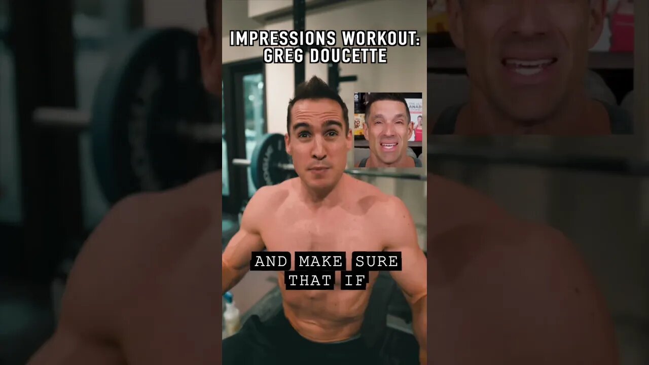 Impressions Workout: Greg Doucette #shorts #fitness #workout