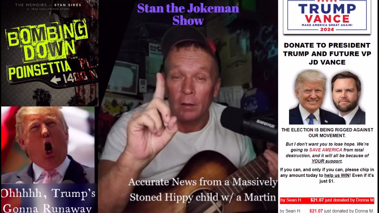 Oklahoma News Wednesday Night w/ Stan the Jokeman Celbrating His New Webcam