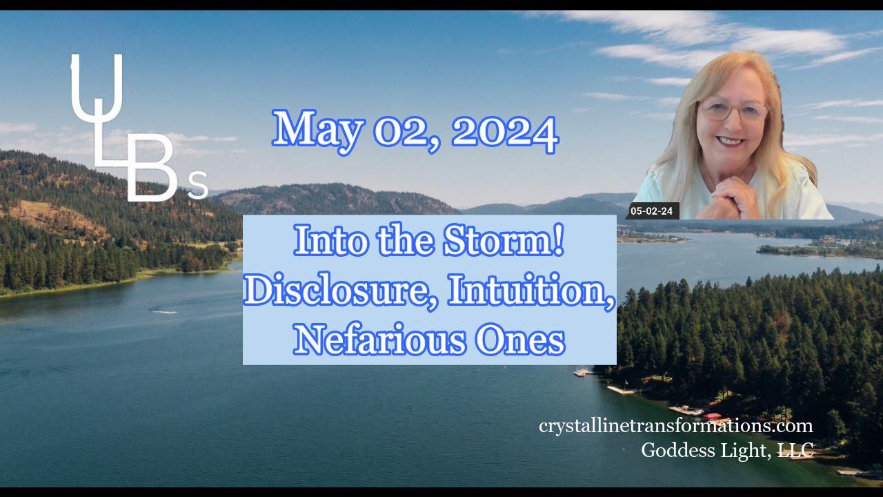 05-02-24 Into the Storm! Disclosure, Intuition, Nefarious Ones