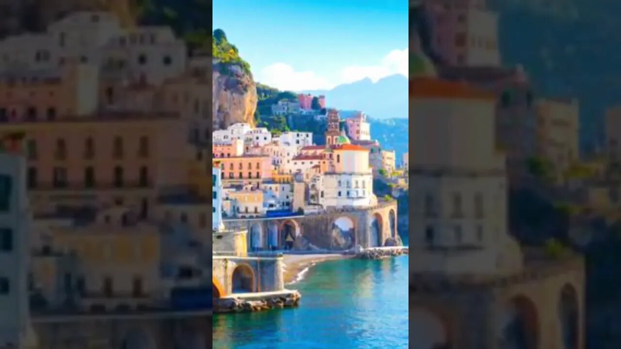 Best places to visit in 2023 Amalfi coast Italy #youtubeshorts #shorts #shortsfeed #facts #viral