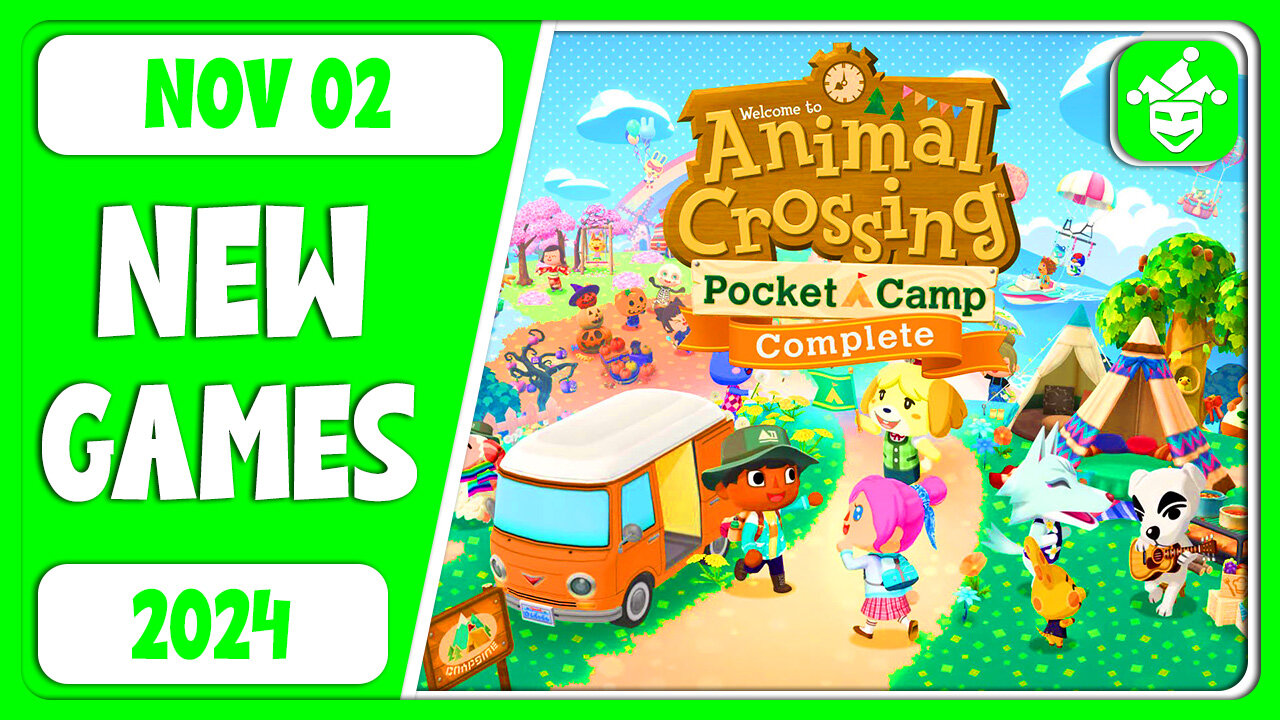 Daily game releases (Dec 02,2024) - Animal Crossing: Pocket Camp Complete and more