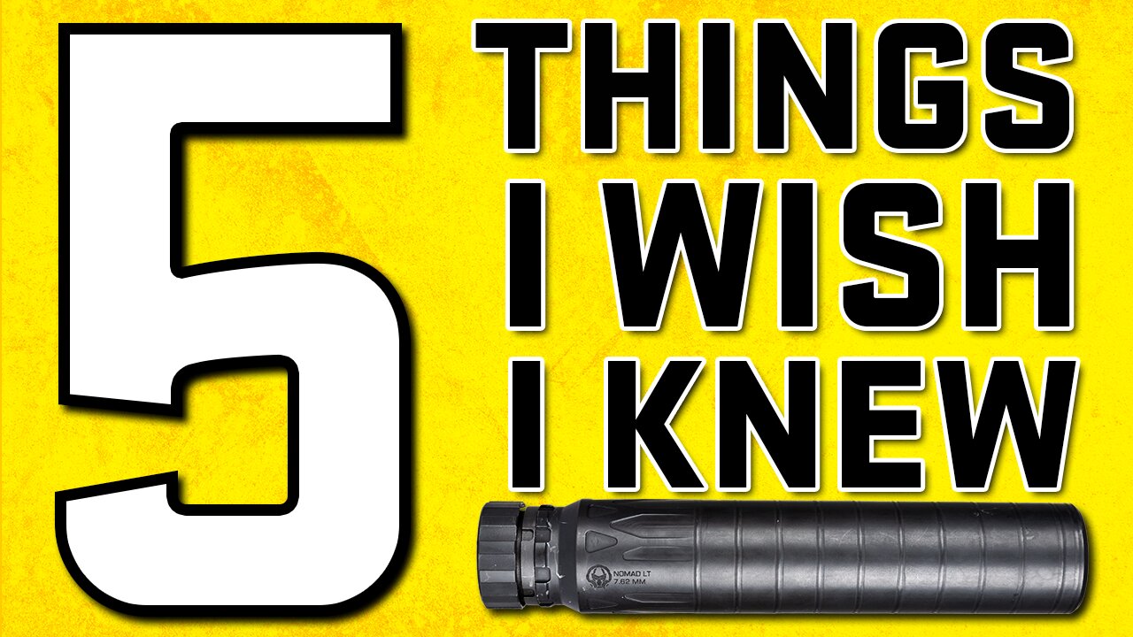 Five Things I Wish I Knew Before Buying My First Suppressor