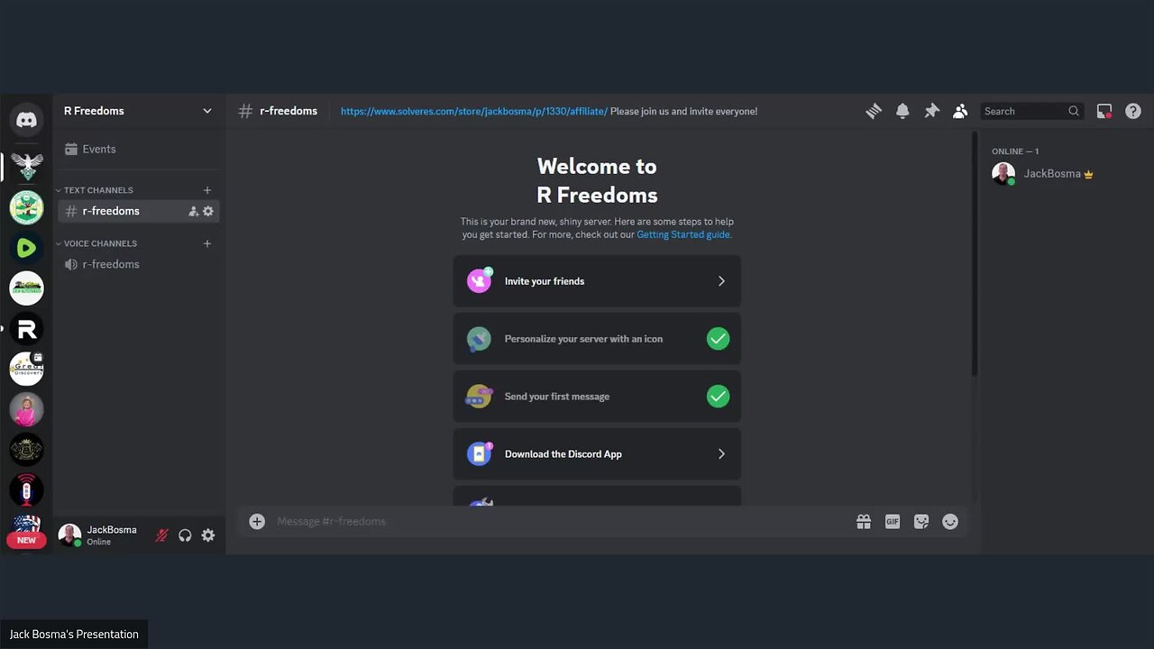 R Freedoms Discord Server https://discord.gg/PUzZERGJey
