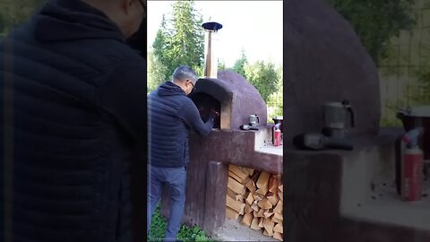 Giant Wild Salmon Baked Under Sea Salt In My Wood Fired Oven