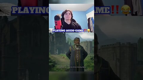 I’m A Master Accio Game Player‼️😂 | #shorts #hogwartslegacy #gaming #reaction