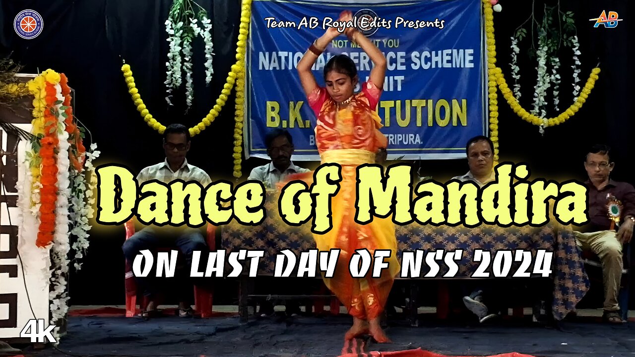 Dance of Mandira on The Last Day of NSS 24 | BKI | AB Royal Edits