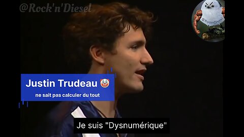 Trudeau avouait ne pas savoir compter 🤣