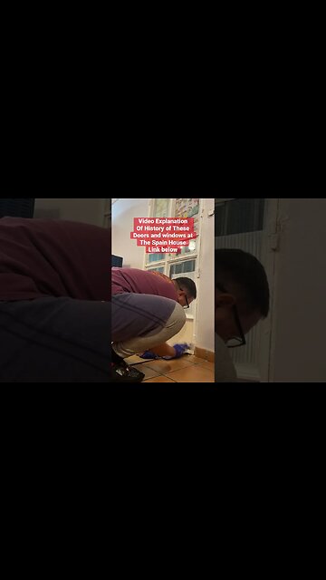 Painting Vintage Doors at Spain House #shorts